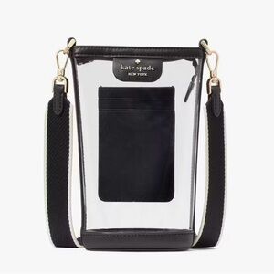 Kate Spade Clare clear see through crossbody
